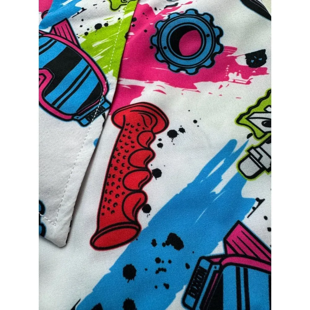 Dixxon Rhythm Section Men Shirt Short Sleeve Bicycle Cycling Button Up XL New - Picture 9 of 13